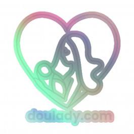 "DouLady" Holographic Sticker
