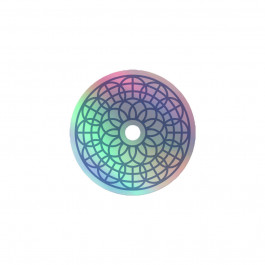 "Mandala" Kiss-Cut Holographic Sticker - For Focus / Meditation - Version 2
